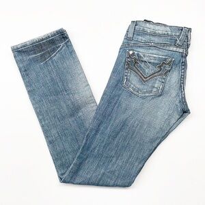Plastic by Gly straight leg denim jeans